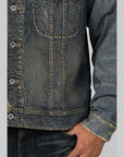 Savage Denim Lined Jacket - Indigo - LOADED