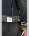 Savage Denim Lined Jacket - Indigo - LOADED