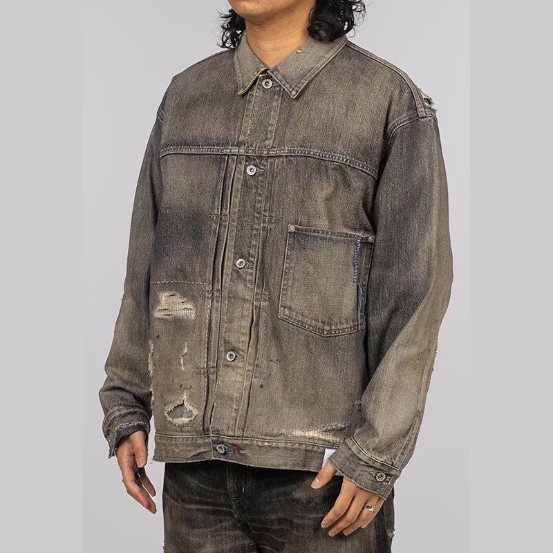 Savage Denim Type-1 Jacket - Black - LOADED