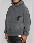 Savage Sweat Parka Long Sleeve - Black - LOADED