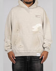 Savage Sweat Parka Long Sleeve - Oatmeal - LOADED