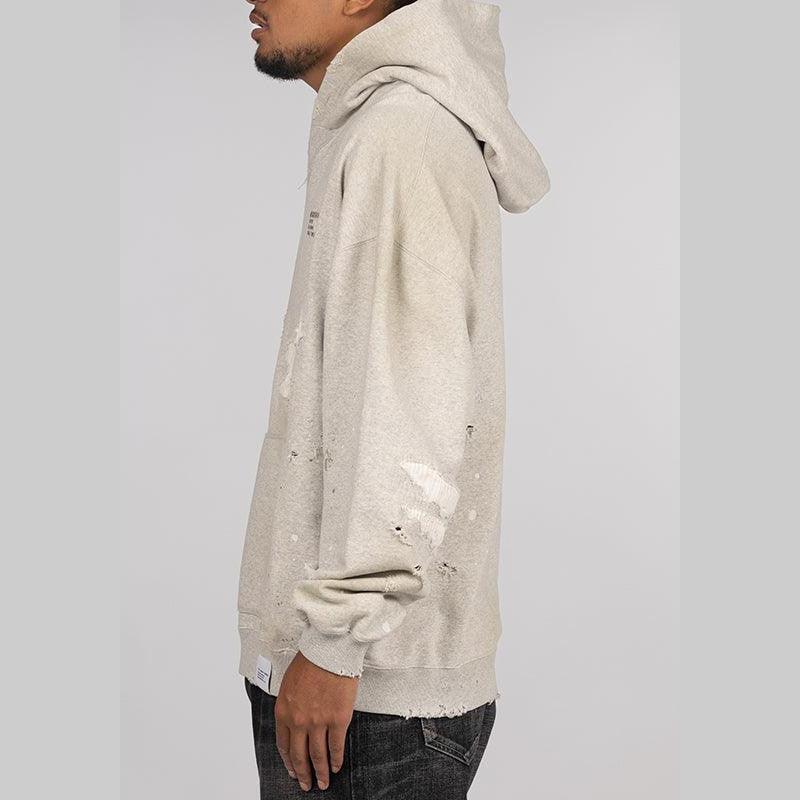 Savage Sweat Parka Long Sleeve - Oatmeal - LOADED