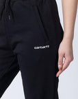 Script Embroidery Sweat Pant - Black - LOADED