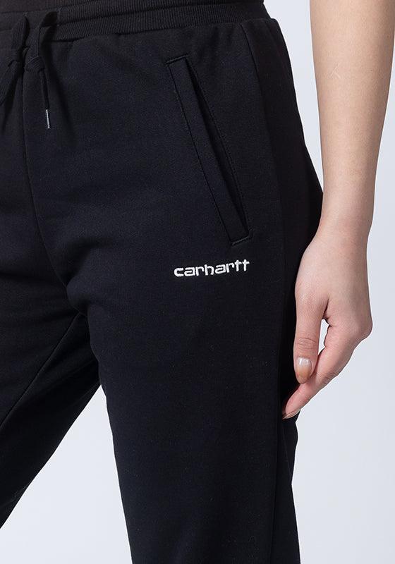 Script Embroidery Sweat Pant - Black - LOADED