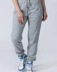 Script Embroidery Sweat Pant - Grey - LOADED