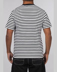 Seidler Pocket T-Shirt - Stripe/Black/White - LOADED