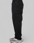 Single Knee Pant - Black Garment Dyed