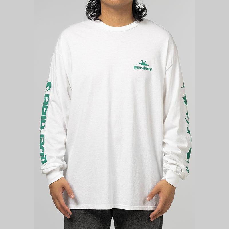 Sleeve Logo Long Sleeve - White - LOADED