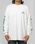 Sleeve Logo Long Sleeve - White - LOADED