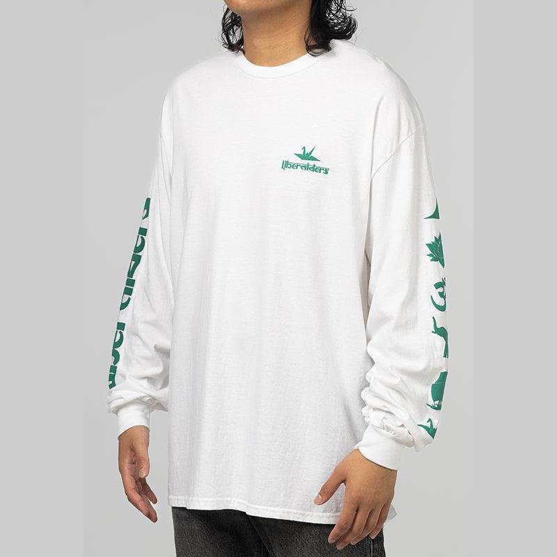 Sleeve Logo Long Sleeve - White - LOADED