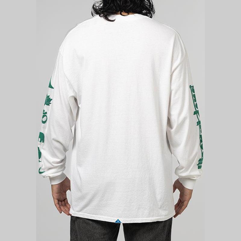 Sleeve Logo Long Sleeve - White - LOADED