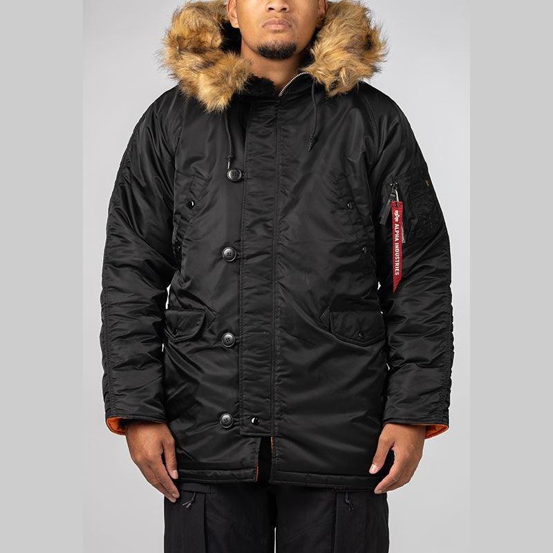 Slim Fit N-3B Parka - Black - LOADED