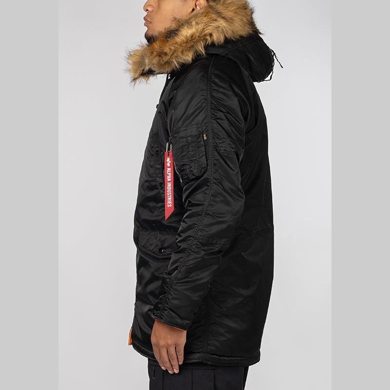 Slim Fit N-3B Parka - Black - LOADED