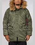 Slim Fit N-3B Parka - Sage - LOADED