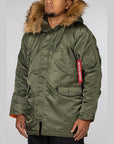 Slim Fit N-3B Parka - Sage - LOADED