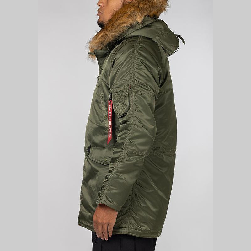 Slim Fit N-3B Parka - Sage - LOADED