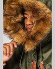 Slim Fit N-3B Parka - Sage - LOADED