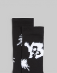 X CHITO Graphic Crew Socks - Black