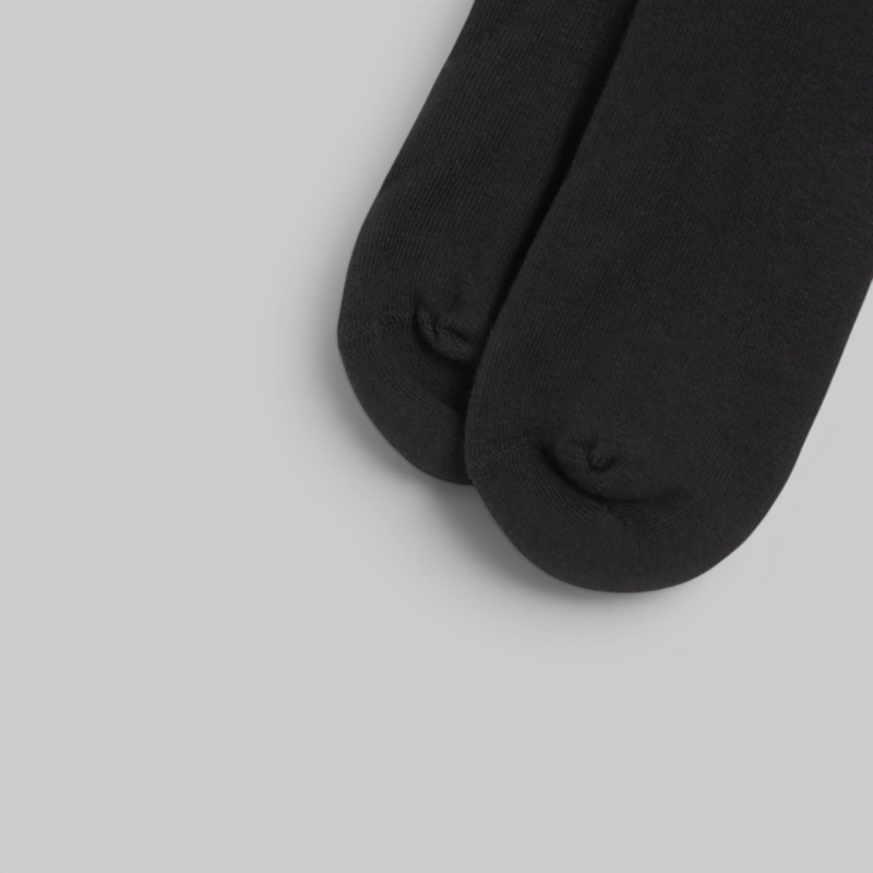 X CHITO Graphic Crew Socks - Black