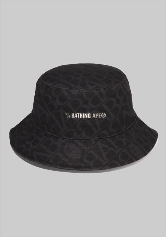 Sport Monogram Bucket Hat - Black - LOADED