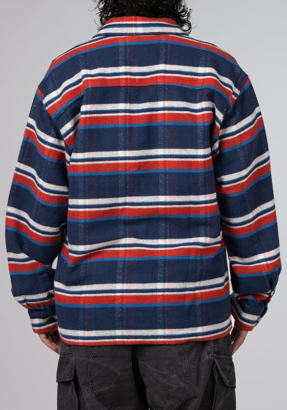 Stripe Flannel Shirt - Navy - LOADED