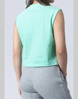 Summer Surf Crop Top - Pulse Mint - LOADED