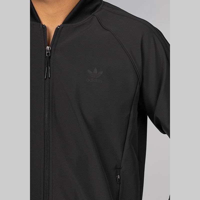 Superstar Bonded Track Top - Black - LOADED