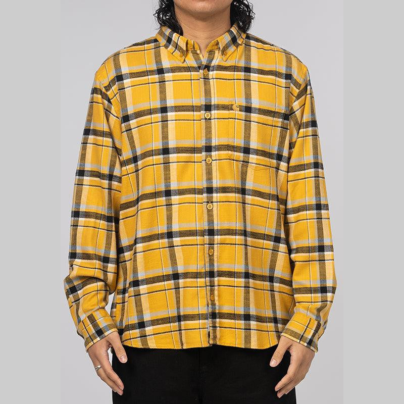 Swenson Long Sleeve Shirt - Swenson Check/Sunray - LOADED