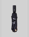 Tigerprint Folding Umbrella - Black - LOADED