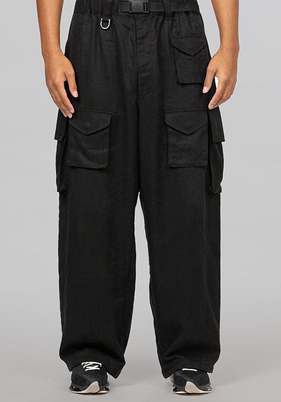 Twill Cargo Pant - Black - LOADED