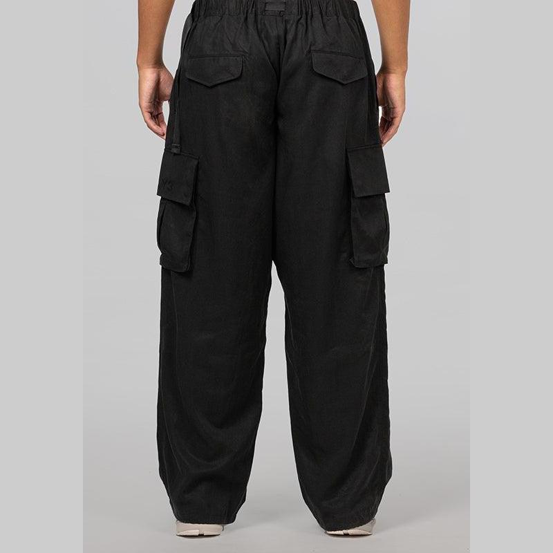 Twill Cargo Pant - Black - LOADED