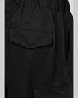 Twill Cargo Pant - Black - LOADED