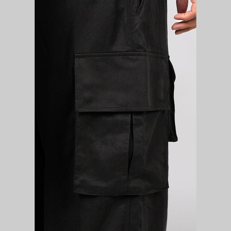 Twill Cargo Pant - Black - LOADED