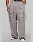 Twill Cargo Pant - Solid Grey - LOADED