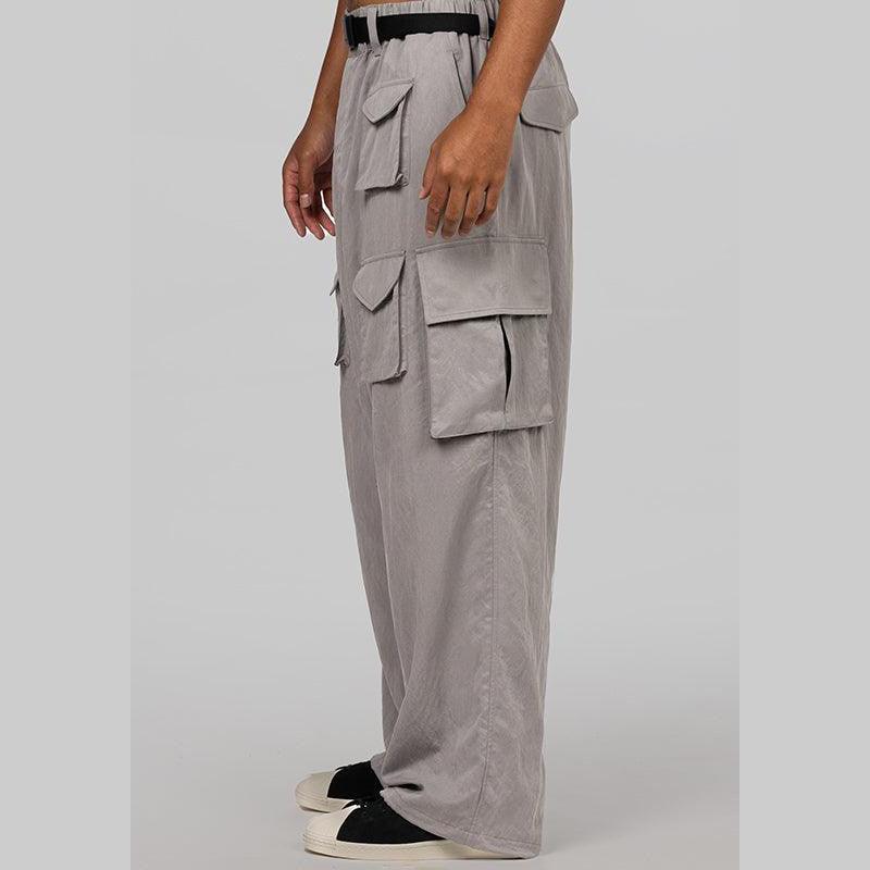 Twill Cargo Pant - Solid Grey - LOADED