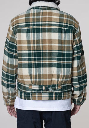 Type 1 Sherpa Trucker Jacket - Plaid Trucker - LOADED