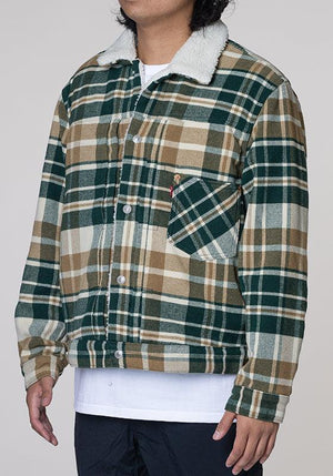 Type 1 Sherpa Trucker Jacket - Plaid Trucker - LOADED