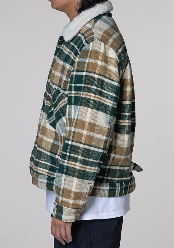 Type 1 Sherpa Trucker Jacket - Plaid Trucker - LOADED