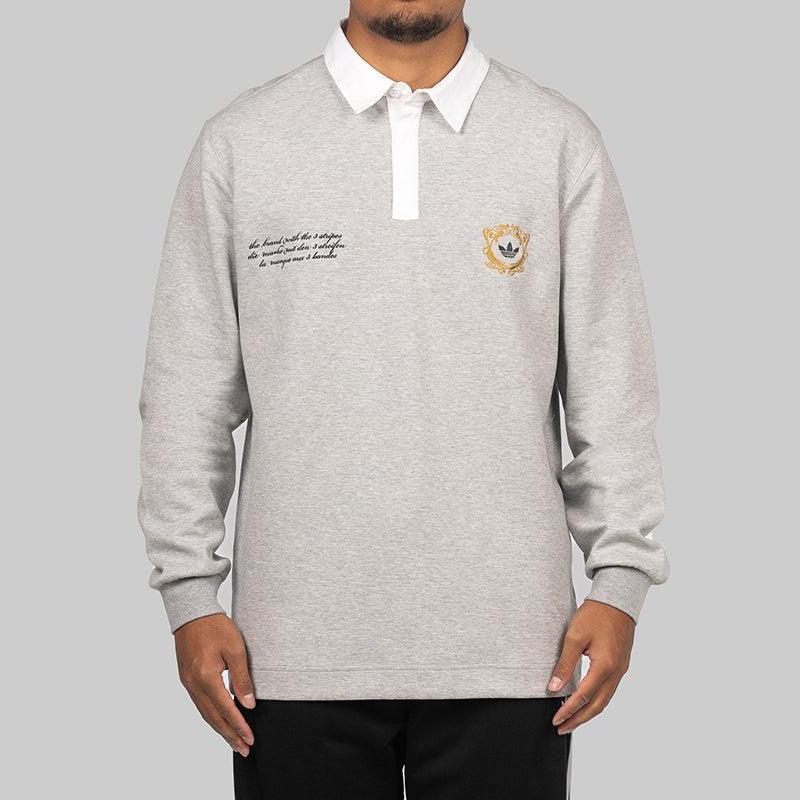 VRCT Polo Long Sleeve - Medium Grey Heather - LOADED