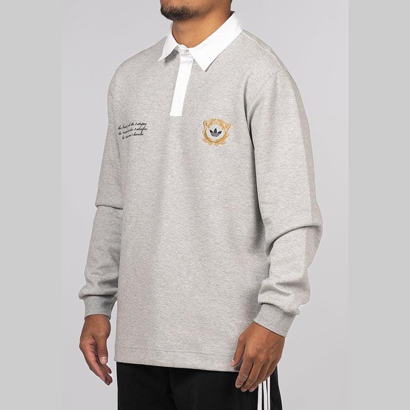 VRCT Polo Long Sleeve - Medium Grey Heather - LOADED