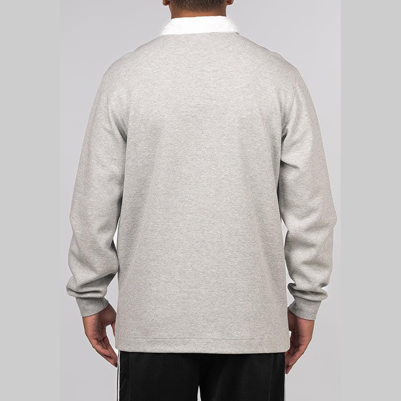 VRCT Polo Long Sleeve - Medium Grey Heather - LOADED