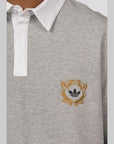 VRCT Polo Long Sleeve - Medium Grey Heather - LOADED