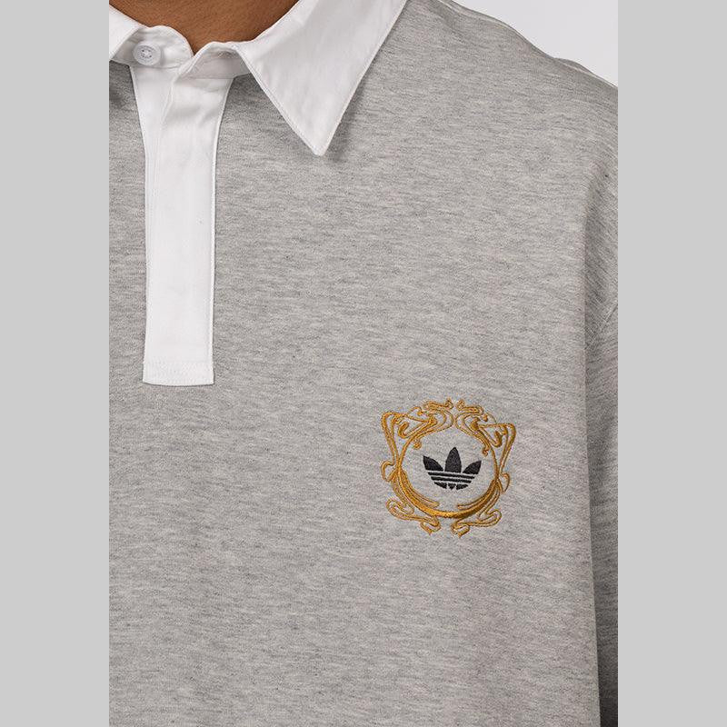 VRCT Polo Long Sleeve - Medium Grey Heather - LOADED