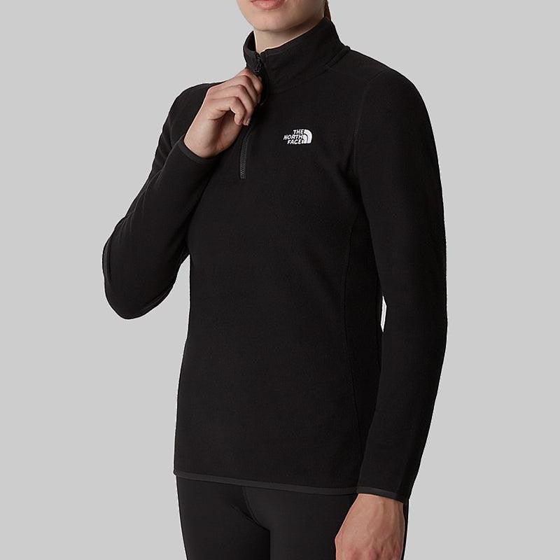 W 100 Glacier 1/4 Zip Fleece - TNF Black - LOADED