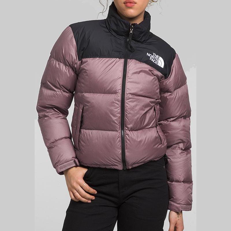 W 1996 Retro Nuptse Jacket - Fawn Grey/TNF Black - LOADED