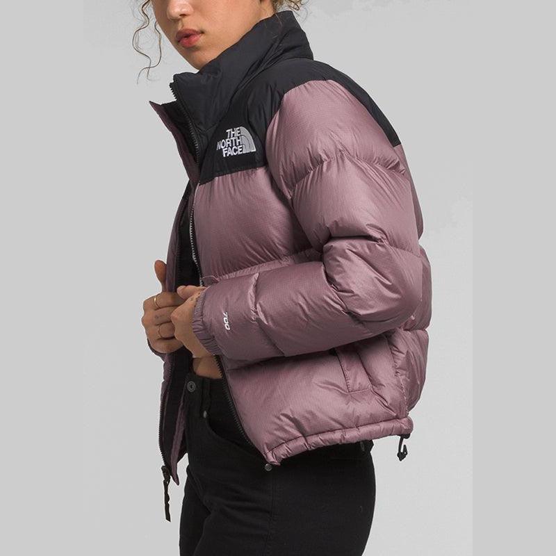 W 1996 Retro Nuptse Jacket - Fawn Grey/TNF Black - LOADED