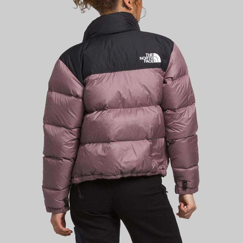 W 1996 Retro Nuptse Jacket - Fawn Grey/TNF Black - LOADED