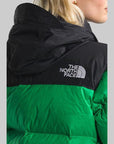 W 1996 Retro Nuptse Jacket - Optic Emerald - LOADED