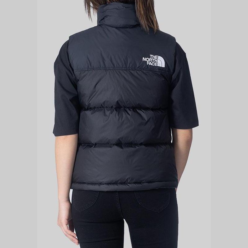 W 1996 Retro Nuptse Vest - Black - LOADED