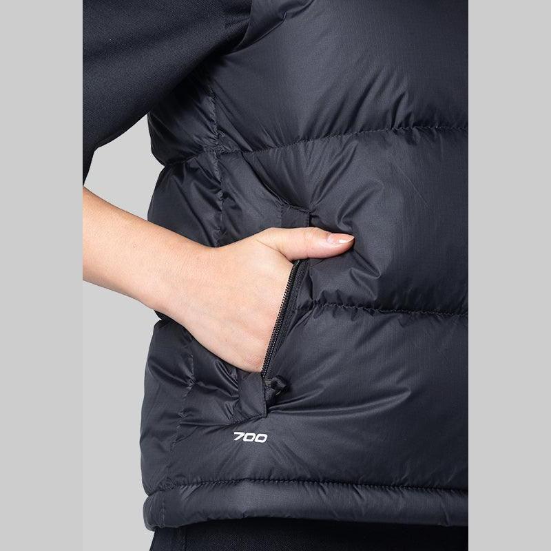 W 1996 Retro Nuptse Vest - Black - LOADED